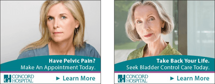 Healthcare ad by Concord Hospital