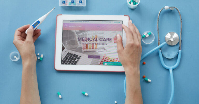 healthcare website design trends