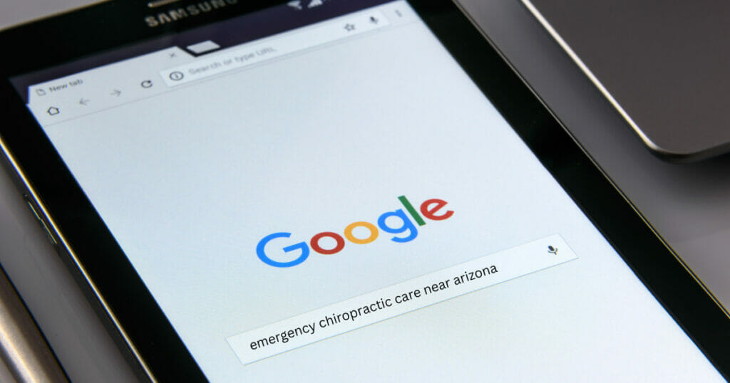 healthcare provider search via google search engine